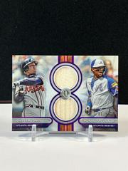 Chipper Jones / Ronald Acuna Jr. [Purple Dual Player] #DR2-JA Baseball Cards 2024 Topps Tribute Dual Relic Prices