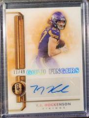 T. J. Hockenson [White Gold] #GF-TJ Football Cards 2023 Panini Gold Standard Fingers Autographs Prices