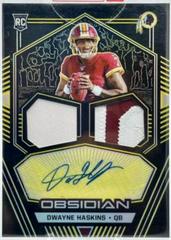 Dwayne Haskins [Electric Etch Yellow] Football Cards 2019 Panini Obsidian Prices