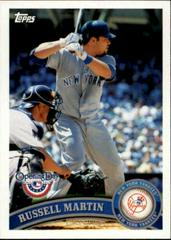 Russell Martin Baseball Cards 2011 Topps Opening Day Prices