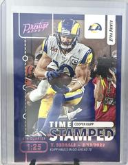 Cooper Kupp [Pink] #TS-7 Football Cards 2022 Panini Prestige Time Stamped Prices