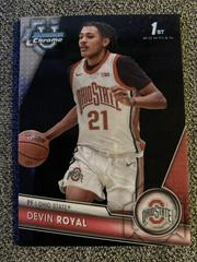 Devin Royal [Black Shimmer] #63 Basketball Cards 2023 Bowman Chrome University Prices