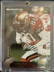 Jerry Rice [Press Proof Silver] Football Cards 1997 Panini Donruss Prices