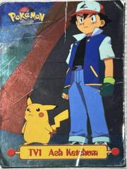 Ash Ketchum [Rainbow] Pokemon 1999 Topps TV Prices