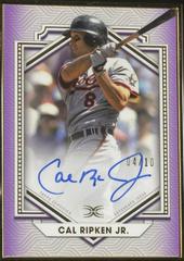 Cal Ripken Jr. [Purple] Baseball Cards 2022 Topps Definitive Framed Autograph Collection Prices