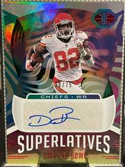 Dwayne Bowe [Red] Football Cards 2021 Panini Illusions Superlatives Signs Prices