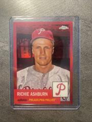 Richie Ashburn [Red] #349 Baseball Cards 2022 Topps Chrome Platinum Anniversary Prices