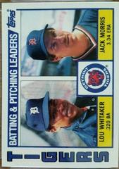 Tigers Batting [Pitching Leaders] #666 Baseball Cards 1984 Topps Tiffany Prices