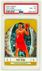 Yao Ming [Gold Refractor] Basketball Cards 2006 Finest Prices