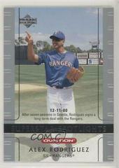 Alex Rodriguez #113 Baseball Cards 2002 Upper Deck Ovation Prices