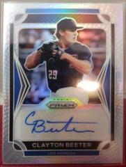 Clayton Beeter Baseball Cards 2021 Panini Prizm Draft Picks Autographs Prices