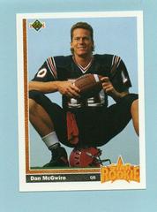 Dan McGwire [star rookie] #7 Football Cards 1991 Upper Deck Prices