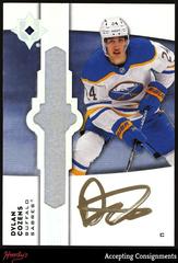 Dylan Cozens [Gold] Hockey Cards 2021 Ultimate Collection Emblems Auto Prices