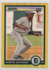 Austin Jackson [Gold Refractor] Baseball Cards 2010 Bowman Chrome Prices
