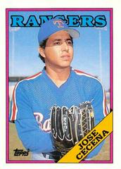 Jose Cecena #26T Baseball Cards 1988 Topps Traded Prices