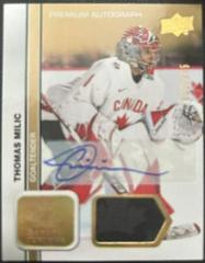 Thomas Milic [Autograph Patch] Hockey Cards 2023 Upper Deck Team Canada Juniors Prices