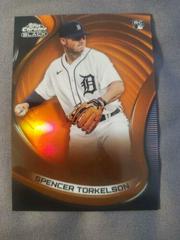 Spencer Torkelson [Orange] #3 Baseball Cards 2022 Topps Chrome Black Prices