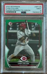 Cam Collier [Green] #BP-125 Baseball Cards 2023 Bowman Paper Prospects Prices