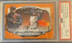 Ronald Acuna [Orange] #BS-RA Baseball Cards 2018 Bowman Sterling Continuity Prices