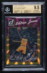 LeBron James [Yellow Laser] Basketball Cards 2016 Panini Donruss Prices