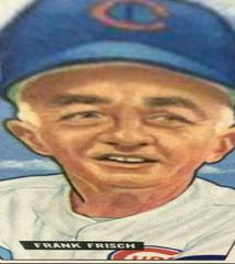 Frank Frisch #282 Baseball Cards 1951 Bowman Prices