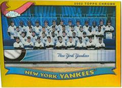 New York Yankees Baseball Cards 2002 Topps Chrome Prices
