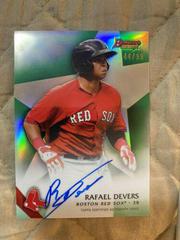 Rafael Devers [Green Refractor] #RD Baseball Cards 2015 Bowman's Best of Autographs Prices