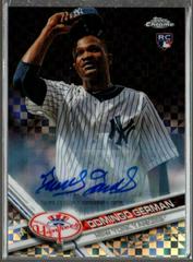 Domingo German [Autograph Xfractor] Baseball Cards 2017 Topps Chrome Update Prices