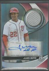 Juan Soto Baseball Cards 2022 Bowman Platinum Pieces Autograph Relics Prices