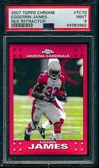 Edgerrin James [Red Refractor] Football Cards 2007 Topps Chrome Prices