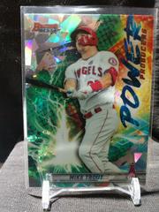 Mike Trout [Atomic Refractor] Baseball Cards 2019 Bowman's Best Power Producers Prices