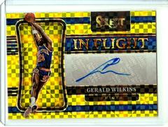 Gerald Wilkins [Gold Prizm] #IF-GWL Basketball Cards 2021 Panini Select In Flight Signatures Prices