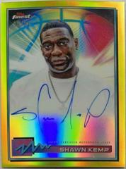 Shawn Kemp [Gold Refractor] Basketball Cards 2021 Topps Finest Autographs Prices