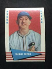 Frankie Frisch #30 Baseball Cards 1961 Fleer Prices