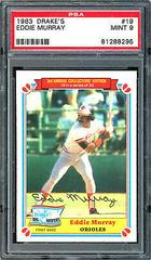 Eddie Murray Baseball Cards 1983 Drake's Prices