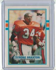 Tyrone Braxton Football Cards 1989 Topps Traded Prices
