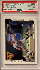 Derek Jeter [Silver Script] #210 Baseball Cards 2000 Upper Deck MVP Prices