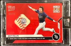 Brett Phillips [Red] #466 Baseball Cards 2020 Topps Now Prices