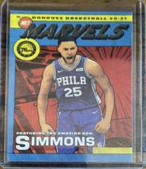 Ben Simmons #5 Basketball Cards 2020 Donruss Net Marvels Prices