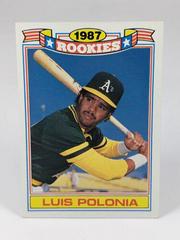 Luis Polonia #14 Baseball Cards 1988 Topps Glossy Rookies Prices