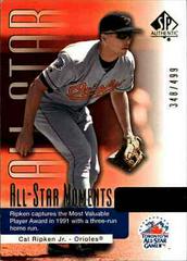 Cal Ripken Jr. [Silver] #162 Baseball Cards 2004 SP Authentic Prices