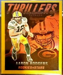 Aaron Rodgers [Gold] #TH-1 Football Cards 2022 Panini Rookies & Stars Thrillers Prices
