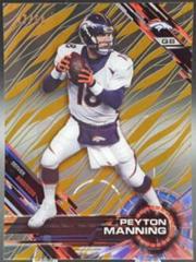Peyton Manning [Grass Purple Rainbow Diffractor] Football Cards 2015 Topps High Tek Prices
