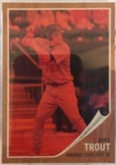 Mike Trout [Red Tint] #44 Baseball Cards 2011 Topps Heritage Minor League Edition Prices