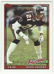 Deion Sanders Football Cards 1991 Topps Prices