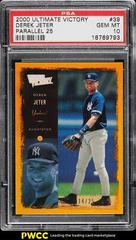 Derek Jeter [Parallel 25] #39 Baseball Cards 2000 Ultimate Victory Prices