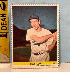 Billy Cox Baseball Cards 1949 Eureka Sportstamps Prices