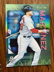 J.D. Martinez [Green] #7 Baseball Cards 2020 Bowman Platinum Prices