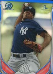 Luis Severino [Blue Refractor] Baseball Cards 2014 Bowman Chrome Prospects Prices