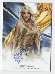 Mandy Rose [Blue] Wrestling Cards 2019 Topps WWE Undisputed Autographs Prices